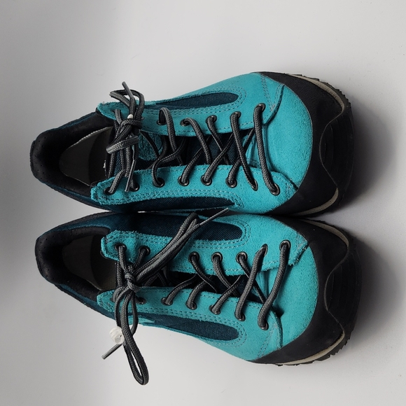 HANWAG Lady Turquoise Ocean Suede Salt Rock Hiking Shoes / Casual Shoes - Picture 2 of 7